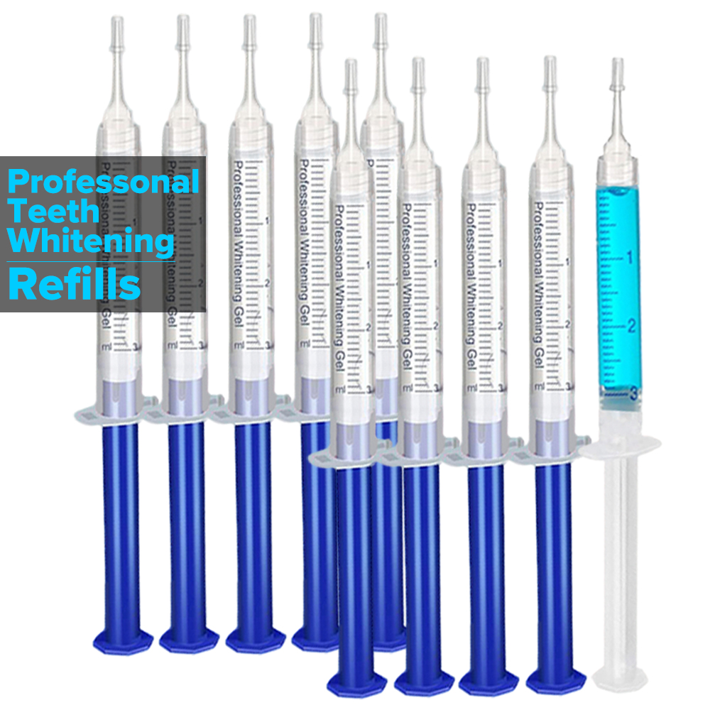 Teeth Whitening Paste - 치아 미백 젤 리필 주사기 치아