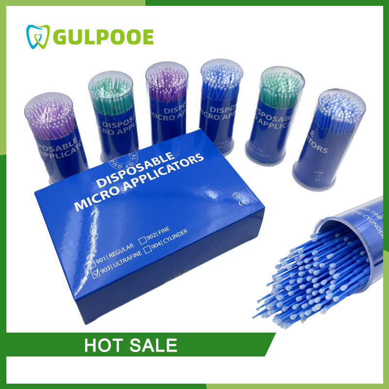Teeth Whitening Express - GULPOOE 일회용 마이크로 브러시 치과 마이크로