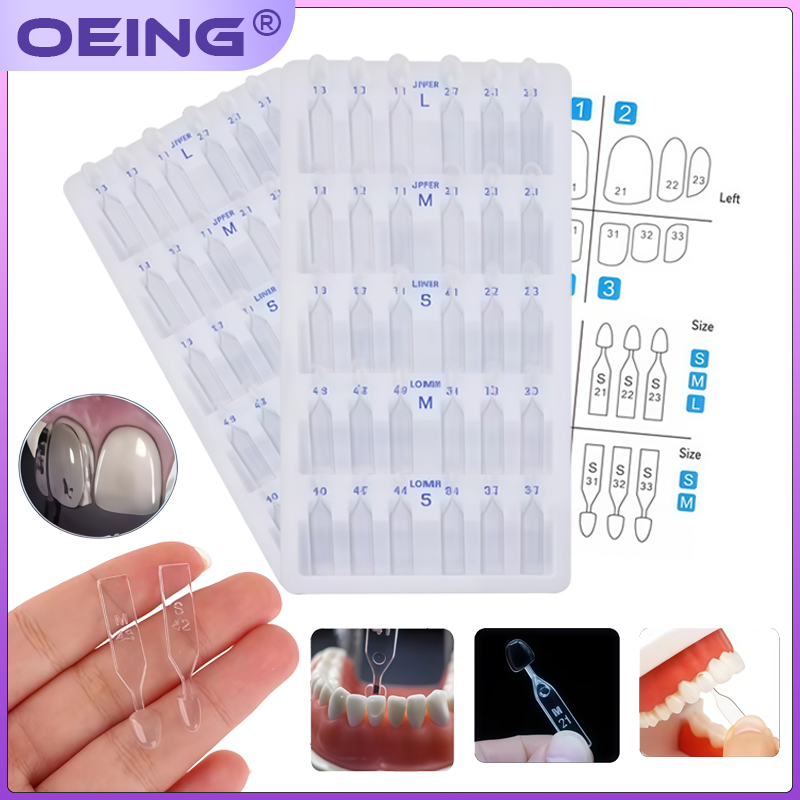 Teeth Whitening Moulds - 1세트 치과용 베니어 몰드 키트 복합