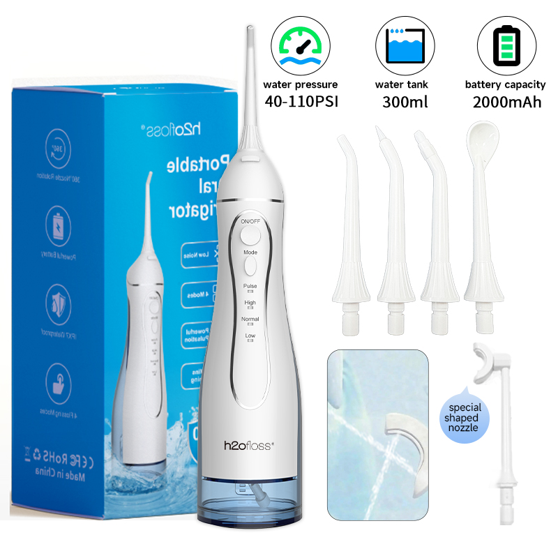 Teeth Whitening Tips - H2ofloss 워터 플로서 300ml 구강 세척기
