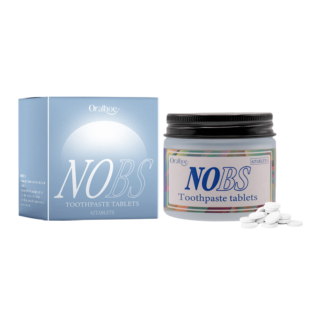 Teeth Whitening With Coconut Oil - NOBS 치약 정제 - 나노 하이드록시인회석,