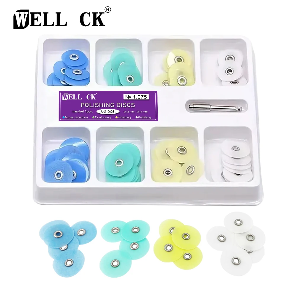 Teeth Whitening Express - WELLCK 치과 연마 디스크 총 감소