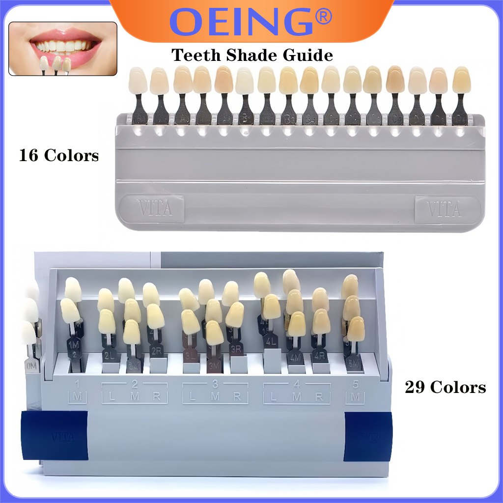 Teeth Whitening Shade Guide - 29/16 색상 치아 색상표 세라믹 비타판