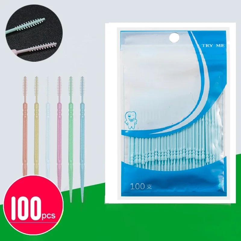 100PCS 양방향 치과 브러시 이쑤시개 구강 관리 치 - Dental Floss Picks 리뷰 및 가격