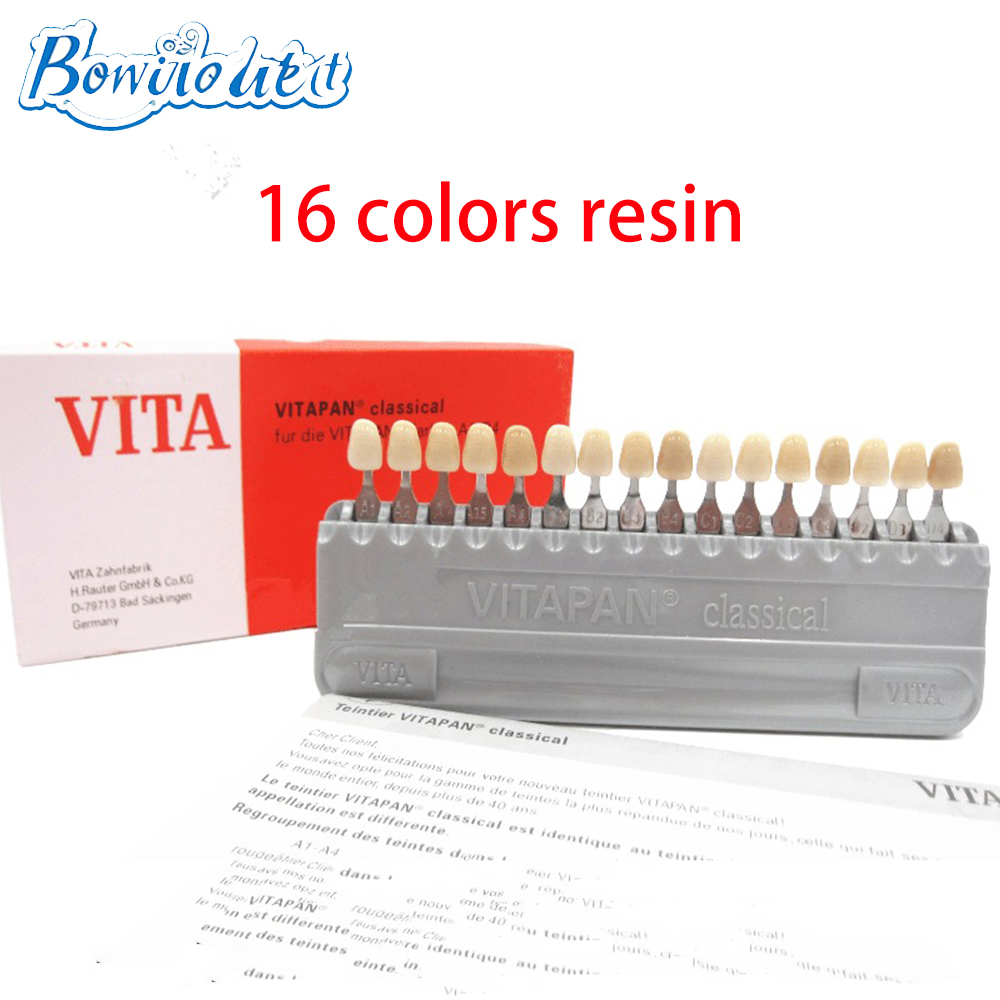 VITA 16 색 치아 쉐이드 가이드 치과 미백 연마  - Teeth Whitening Shade Guide 리뷰 및 가격