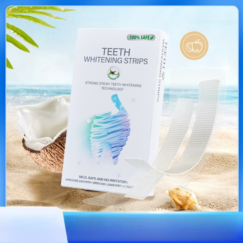 6D 뷰티 패치 코코넛 오일 6% 과산화수소, 치아 미 - Teeth Whitening With Coconut Oil 리뷰 및 가격