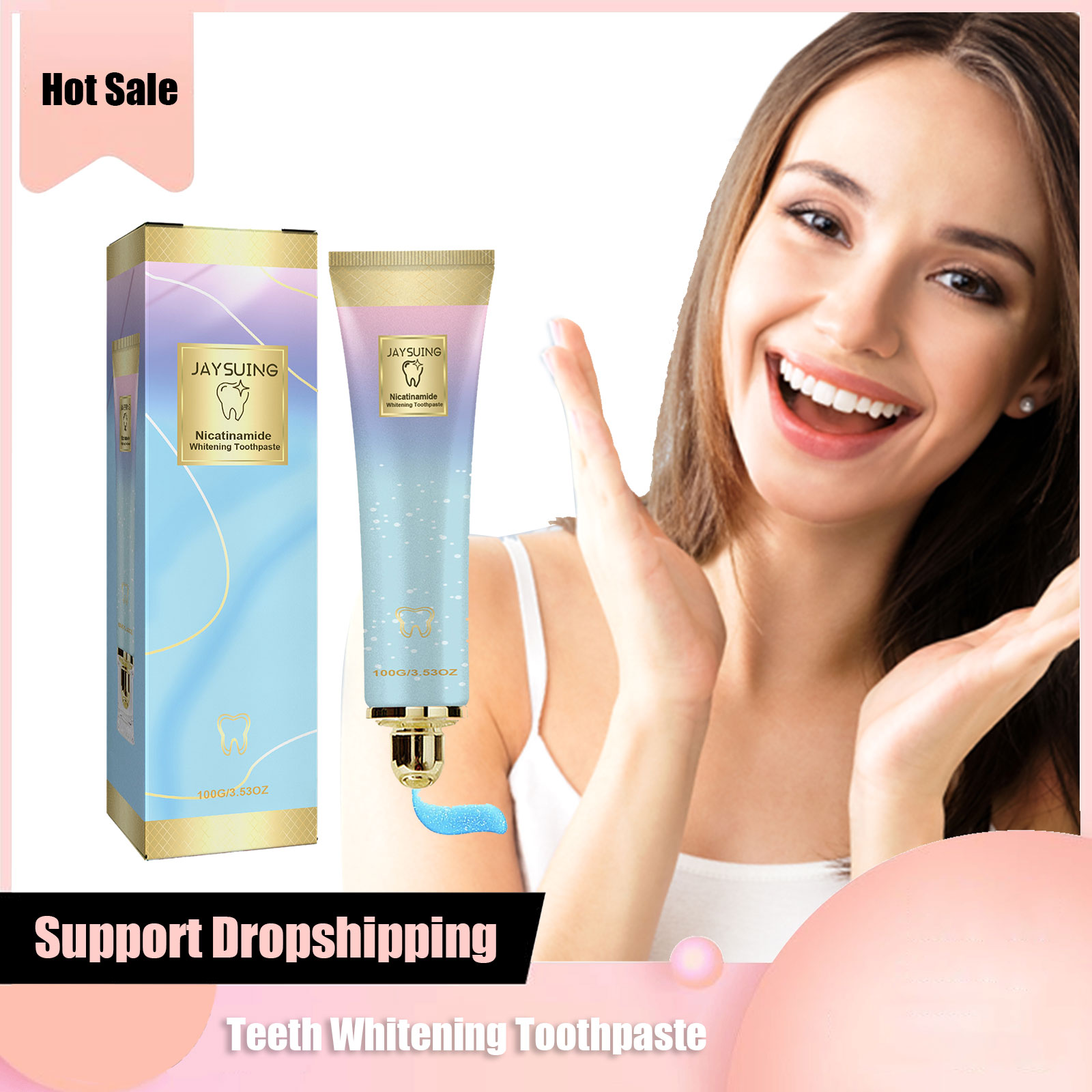 치아 미백 치약, 집중적인 얼룩 제거, 치주 예방, 신 - Teeth Whitening Paste 리뷰 및 가격