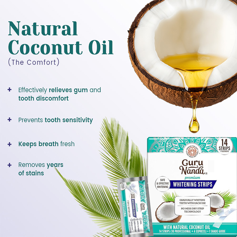 14개/박스 코코넛 오일 치아 미백 스트립, 담배 및  - Teeth Whitening With Coconut Oil 리뷰 및 가격