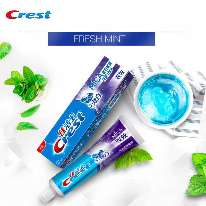 크레스트 3D 운모 치약 불소 치아 미백 이중 효과 치 - Teeth Whitening Paste 리뷰 및 가격