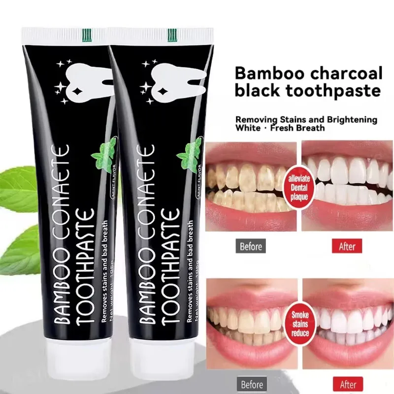 미백 치약 대나무 숯 치약 구취 제거 노란 치아 제거  - Teeth Whitening Yellow Teeth 리뷰 및 가격