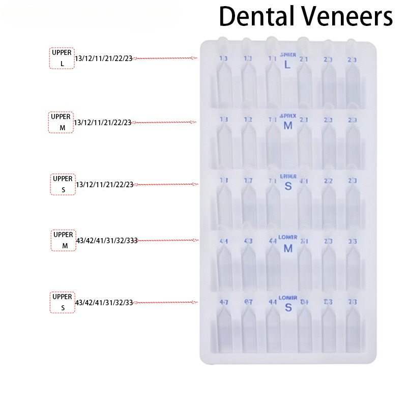 1세트 치과용 베니어 몰드 키트 복합 레진 몰드 앞치아 - Teeth Whitening Moulds 리뷰 및 가격