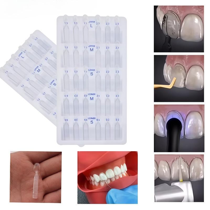 1세트 치과용 베니어 몰드 키트 복합 레진 몰드 앞치아 - Teeth Whitening Moulds 리뷰 및 가격