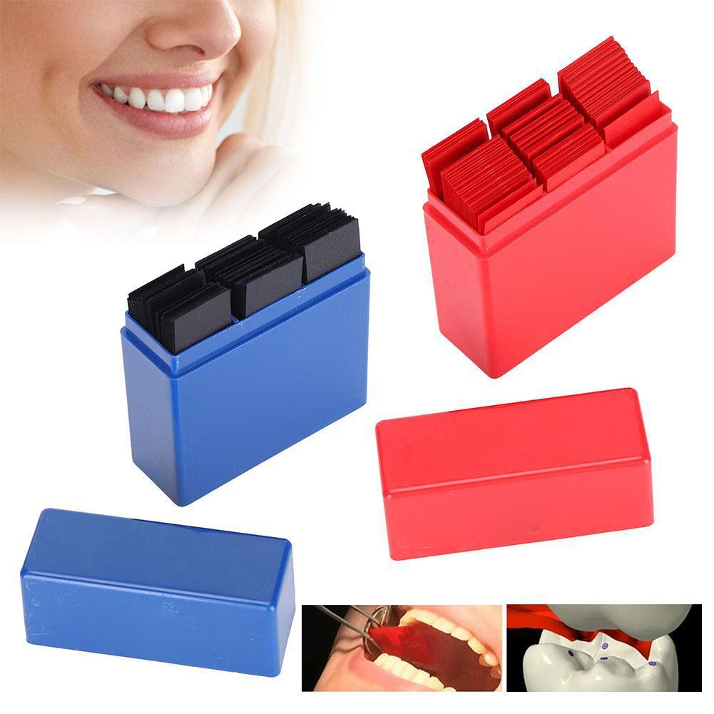 300매 치과용 교합지 블루 레드 양면 바이트 스트립  - Teeth Whitening Express 리뷰 및 가격