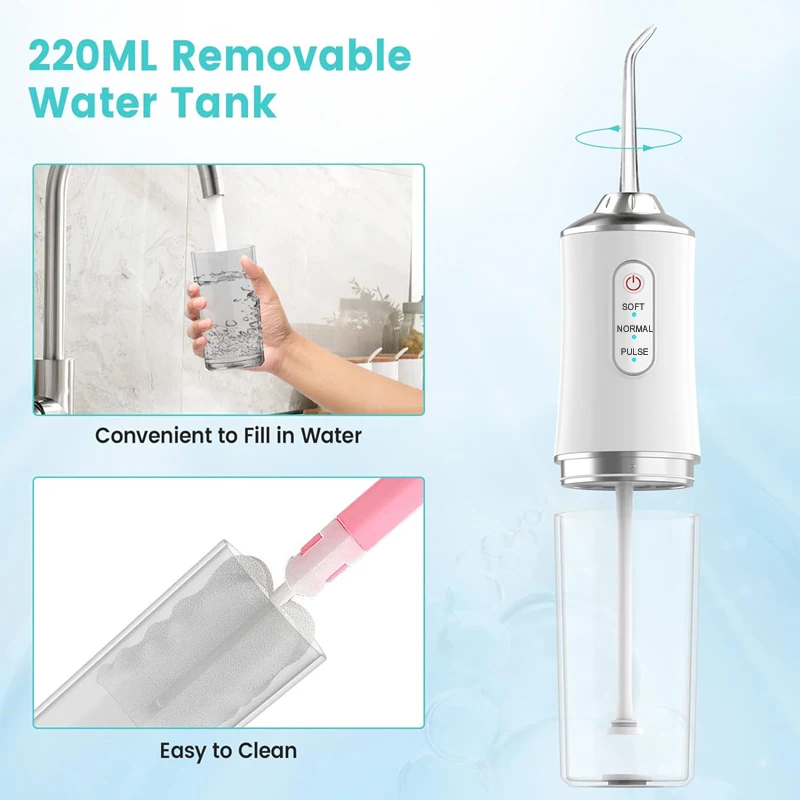 휴대용 치과 물 Flosser 구강 Irrigator  - Dental Floss Picks 리뷰 및 가격