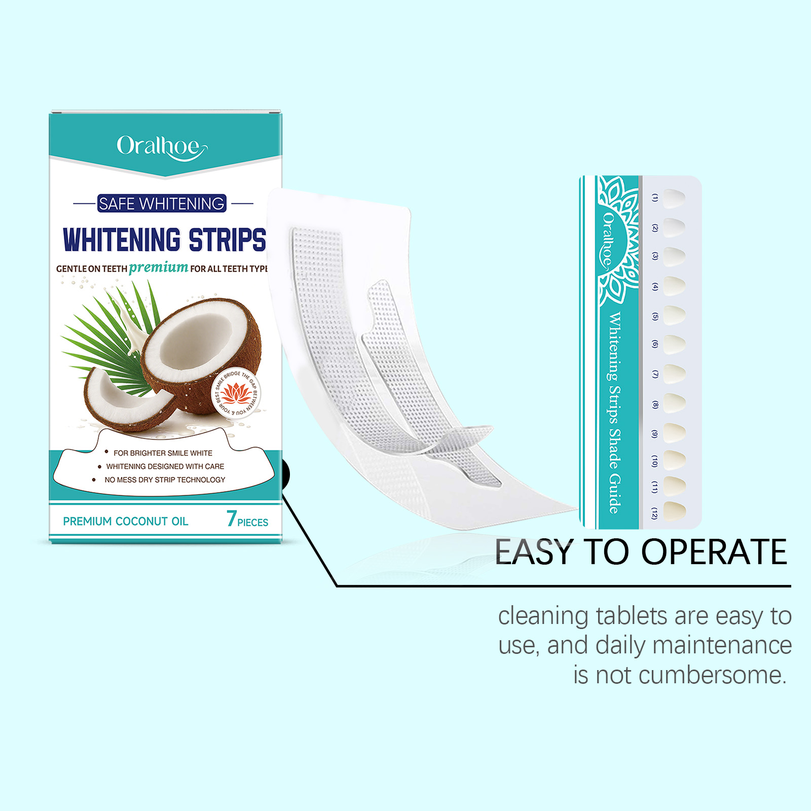 코코넛 오일 치아 미백 스트립 7팩 순하고 안전하며 모 - Teeth Whitening With Coconut Oil 리뷰 및 가격