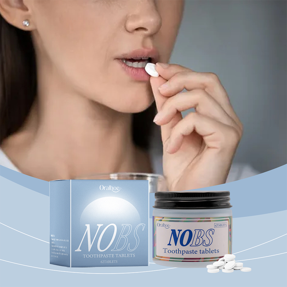 NOBS 치약 정제 - 나노 하이드록시인회석, 무불화물 - Teeth Whitening With Coconut Oil 리뷰 및 가격