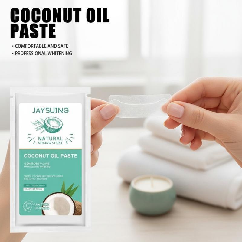 코코넛 오일 미백 스트립 - 얼룩 제거, 치아 미백,  - Teeth Whitening With Coconut Oil 리뷰 및 가격