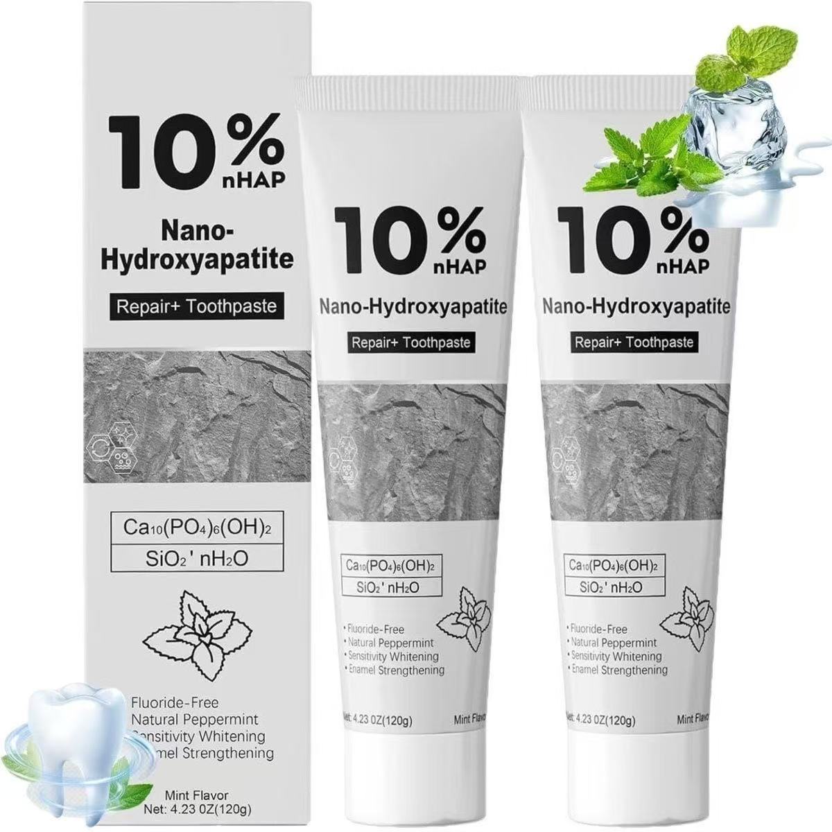 10% 나노 하이드록시아파타이트 미백 및 얼룩 제거 치 - Teeth Whitening Yellow Teeth 리뷰 및 가격
